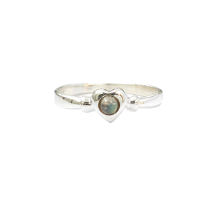 Romantic Style 2.0 Grams <b>Labradorite</b> Fashion <b>Ring</b> Gemstone Bezel Setting - Product Image 2
