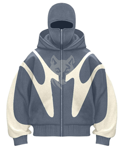 Sweat à capuche oversize en molleton de coton noir pour homme, motif tête de dragon, poche avant, décontracté, respirant, hiver, ODM - Product Image 1