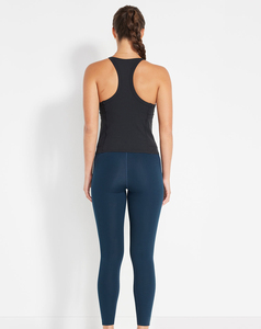 Camiseta sin mangas acanalada con logotipo personalizado para mujer, chaleco de gimnasio transpirable de algodón, ropa deportiva sin mangas - Product Image 2