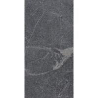Carreaux muraux en céramique noire de haute qualité, effet charbon de bois, 300x600mm, finition brillante, résistants à l'usure, imitation brique, pour hall moderne