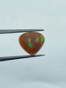 Genuine Natural <b>Fire</b> Opal Gemstone Trillion And Oval Cut 1.96Carat Loose <b>Stone</b> 2Pcs For Jewelry Making - Product Image 4