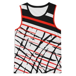 Camiseta sin Mangas para Hombre, Ajustada, de Spandex/Poliéster, con Logotipo Personalizado, Diseño a Cuadros, Cuello Redondo, Transpirable, de Punto, Talla Grande - Product Image 1