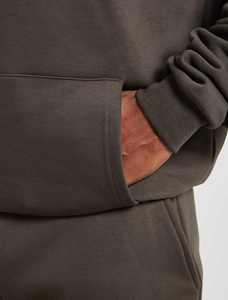 Ensemble sweat-shirt et pantalon de survêtement gris unisexe grande taille, vêtements de sport décontractés, design 2-en-1, couleur unie, manches longues, polaire, 100% coton, hiver - Product Image 5