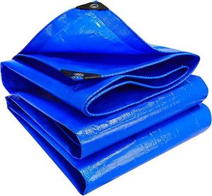 Bâche robuste bleue imperméable pour camion, couverture de tente, toiture, anti-UV, en PEHD - Product Image 2