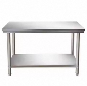 Custom Stainless Steel Kitchen <b>Table</b> Commercial Hotel <b>Work</b> <b>Table</b> OEM Fabrication Heavy Duty Food Prep <b>Table</b> in bulk quantity - Product Image 4
