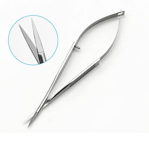 Tijeras Profesionales Rusas para Cutículas de Uñas, 12.5 cm, Hoja Curva Super Afilada de Acero Inoxidable, Herramienta de Manicura y Belleza - Product Image 1