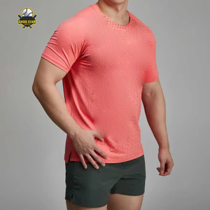 Camisetas Deportivas Premium de Alta Calidad para Hombre, Tejidas en Poliéster y Elastano, Transpirables, de Secado Rápido, Cuello Redondo Liso - Product Image 2