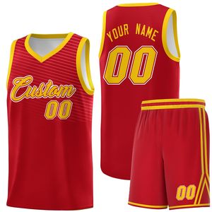 Maillots de basketball personnalisés 2026 – Impression sérigraphique, respirants, manches courtes, polyester/coton, impression de nom personnalisée, maillot vierge - Product Image 5