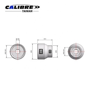 TAIWAN CALIBRE 24mm / 36mm Hex Low Profile Oil Filter <b>Socket</b> Wrench Remover, Oil Filter <b>Sockets</b> - Product Image 4