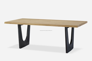 Unique Design Wooden Modern Dining Table Set for Home Apartment Farmhouse Villa Hotel Dining Rooms Dining Room Furniture - Product Image 3