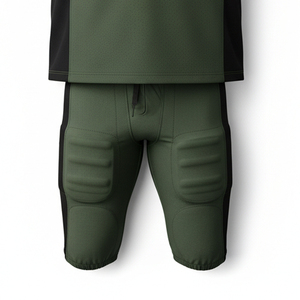 Professional American Football Uniform Fully Customized Team <b>Name</b> Tackle Twill Mesh Jersey Padded Football Pants Set - Product Image 4