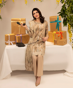 Vestido Casual Ecológico de Fiesta 2025, el Más Vendido, Shalwar Kameez, Largo hasta la Rodilla, 100% Lino Puro, Dupatta, Nuevo Diseño OEM - Product Image 5