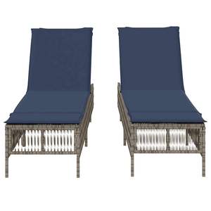 Chaise longue de patio grise - Product Image 5