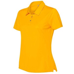 Polo pour femme, violet, manches courtes, couleur unie, tricoté, 100% polyester, vêtements décontractés - Product Image 5