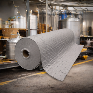 ม้วนดูดซับสารเคมีอเนกประสงค์ขนาดใหญ่ 200 - 200GSM ผลิตจากโพลีโพรพิลีน สำหรับควบคุมการรั่วไหลของน้ำมัน สารเคมี และน้ำ - Product Image 1