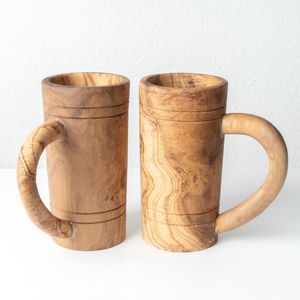 Wooden Coffee Mug Handmade Solid Wood <b>Cup</b> Natural Finish Rustic Style Eco Friendly Drinking Mug for Tea Coffee - Product Image 2