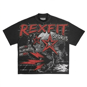 REXFIT SPORTS Camisetas Personalizadas con Serigrafía, el Mejor Diseño, Marca Privada, Diferentes Colores, Camisetas para Hombre, la Mejor Fabricación de Ropa - Product Image 1