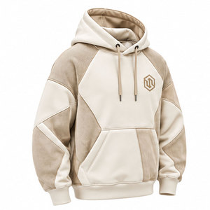 Sweat-shirts personnalisés pour hommes, coupe ample, en polaire légère, vêtements streetwear d'hiver, vente en gros - Product Image 4