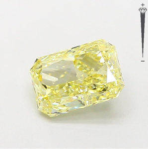 Diamant de laboratoire CVD certifié IGI, taille Radiant, 1,93 carats, couleur Jaune Fantaisie, clarté VS1, LG 792671989, ROYAL GEMS pour bijoux - Product Image 3
