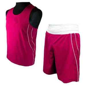 Nuevos Conjuntos de Uniformes de Boxeo al Por Mayor de la Mejor Calidad, Unisex, Poliéster 240g, Secado Rápido, Pantalones Cortos Duraderos - Product Image 1