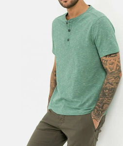 T-shirt de qualité professionnelle, 100% coton, uni, surdimensionné, personnalisable avec impression de logo, taille plus, pour homme - Product Image 3