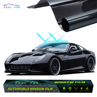 Film de protection pour pare-brise COOL PRO HP noir VLT5% anti-explosion, film réfléchissant UV pour vitres intérieures