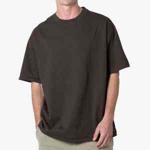 Camiseta de algodón 100% de marca privada para hombre, corte holgado, precio al por mayor, ropa informal, elegante, corte ajustado, nuevo diseño. - Product Image 1