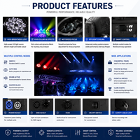 Projecteur à tête mobile Sharpy Beam 650W étanche IP65 avec prisme rotatif à 8 faces pour extérieur, discothèque, festival de musique, scène DJ