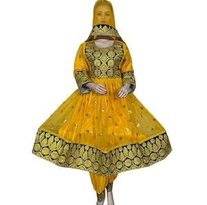 Vestido Maxi Tradicional Kuchi Pathani, Vestido Balochi, Vestidos Bordados Afganos Tradicionales para Mujer, Vestido Largo Afgano - Product Image 1