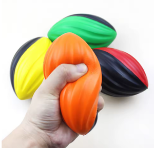 Rugby Ball Toss & Kick Practice Slow <b>Rebound</b> Spiral Rugby Ball Indoor Or Outdoor Use Training Rugby Ball For Training - Product Image 2