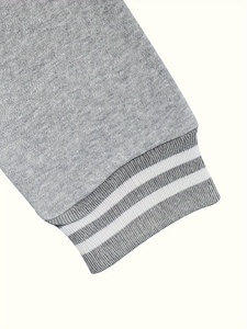 Chaqueta Varsity Clásica Estilo Letterman, Ropa Casual para Uso Diario, Prenda Exterior Cómoda de Inspiración Atlética para un Estilo Diario - Product Image 4