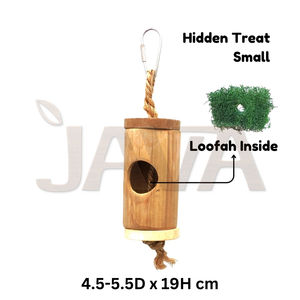 Jouets pour oiseaux en bambou écologiques Java avec fonction de friandise cachée ID Origin - Product Image 2