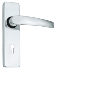 Poignée de porte à levier rectangulaire en acier inoxydable de style industriel moderne pour les portes intérieures/extérieures de cuisine, chambre, salle de bain et salon - Product Image 4