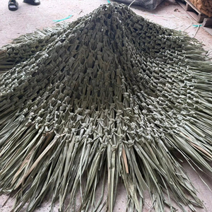 Artisan Handmade Palm Leaf Thatch Roofing Umbrella 2.2m Customizable Eco-resort Glamping Tiki-Style Event - Product Image 6