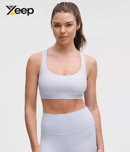 เสื้อชั้นในกีฬาโยคะคุณภาพสูงสำหรับผู้หญิง XEEP รุ่น XC-SB-180 แบบเรียบง่าย ระบายอากาศได้ดี สายปรับได้ แผ่นรองถอดออกได้ รองรับได้ดีเยี่ยม แห้งเร็ว - Product Image 1