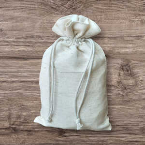 Hemp <b>Drawstring</b> Bag Natural Color Solid Pattern Custom Printing Low Moq Sustainable Reusable Eco Friendly Craft Storage <b>Pouch</b> - Product Image 6