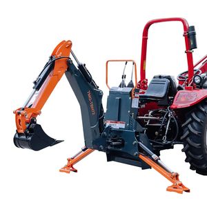 Trattore 20-65 CV con retroescavatore oscillante da 97 pollici (246 cm) con attacco a 3 punti categoria 1 e 2 attacchi, benna da 12 pollici (30 cm) per uso agricolo - Product Image 2