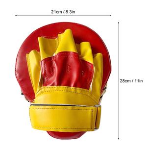 Coussinets de mise au point incurvés Mitaines de frappe de boxe et coussinets de cible pour l'entraînement aux arts martiaux Muay Thai Kickboxing - Product Image 6
