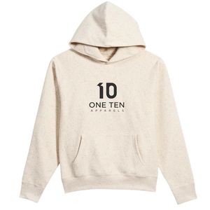 Sweat-shirt à capuche en molleton coupe décontractée, couleur naturelle mouchetée, en mélange de coton doux, pull à capuche décontracté, chaud, unisexe, streetwear - Product Image 1