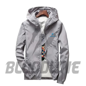 BLOODLINE Veste coupe-vent unisexe verte à manches longues, impression par sublimation, toutes saisons, vêtements d'extérieur pour adultes - Product Image 4