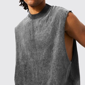 Men's <b>Green</b> Sleeveless <b>Tank</b> <b>Top</b> O-Neck Solid Casual Style 100% Cotton Knitted - Product Image 4