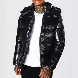 Fully Customized <b>Men's</b> Waterproof <b>Canvas</b> Puffer <b>Jackets</b> Polyester Wadding Filled Winter DDP Shipping - Product Image 1