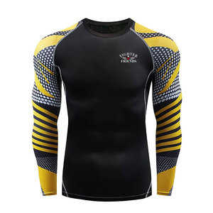 Good Quality Fight Training Gear Custom Men <b>Rash</b> <b>Guard</b> <b>MMA</b> <b>Rash</b> <b>Guard</b> In Reasonable Price For Online Sale - Product Image 1