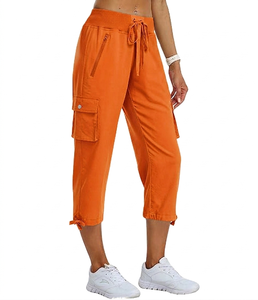 Top style Wholesale price high Quality Women Cargo Trousers Custom logo Quick Dry Casual Fleece durable Women Cargo Trousers - Product Image 1