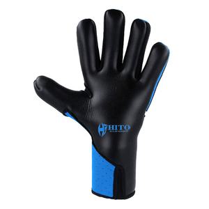 Gants de gardien de but de football sur mesure de haute qualité, avec impression en silicone sur le dos et contact Letax sur la paume avant, coupe négative professionnelle - Product Image 3