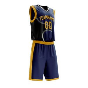 เสื้อบาสเก็ตบอลวิทยาลัย ชุดทีมแบบซับลิเมชั่นสั่งทำพิเศษ ปักโลโก้ ชื่อ หมายเลข ชุดกีฬาฝึกซ้อมในโรงยิม ชุดกีฬาสำหรับโค้ช - Product Image 3