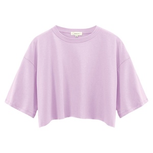 เสื้อยืดแขนยาวลำลองสำหรับผู้หญิง ใส่ได้ทุกวัน สีพื้น ทรงปกติ เป็นมิตรกับสิ่งแวดล้อม คุณภาพสูง วัสดุคุณภาพสูง รับสั่งทำ - Product Image 4