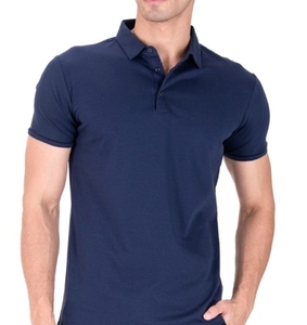 Polo en polyester pour homme, coupe structurée, qualité professionnelle, vêtement vierge pour broderie personnalisée en gros - Product Image 6