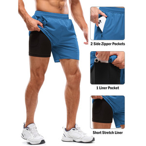 Casual Wear with Solid <b>Pattern</b> Joggers <b>Shorts</b> For <b>Men</b> Wholesale Customized <b>Men's</b> <b>Shorts</b> Mid Waist High Street Design Lightweight - Product Image 3