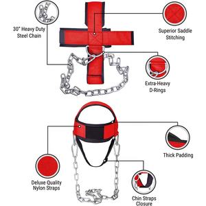 Arnés de Cabeza de Neopreno de Alta Calidad y Resistente, Equipo de Gimnasio Transpirable para Entrenamiento de Fuerza y Levantamiento de Pesas - Product Image 3